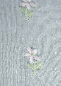 Pink Flowers Emrodery